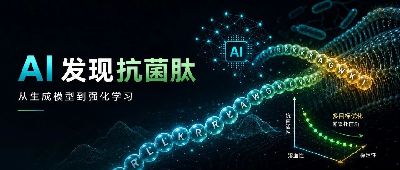 AI 发现抗菌肽:从生成模型到强化学习